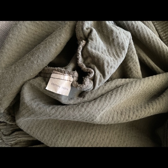 Pixie Market Olive Corduroy Belted Dress / Shirt - Picture 9 of 9